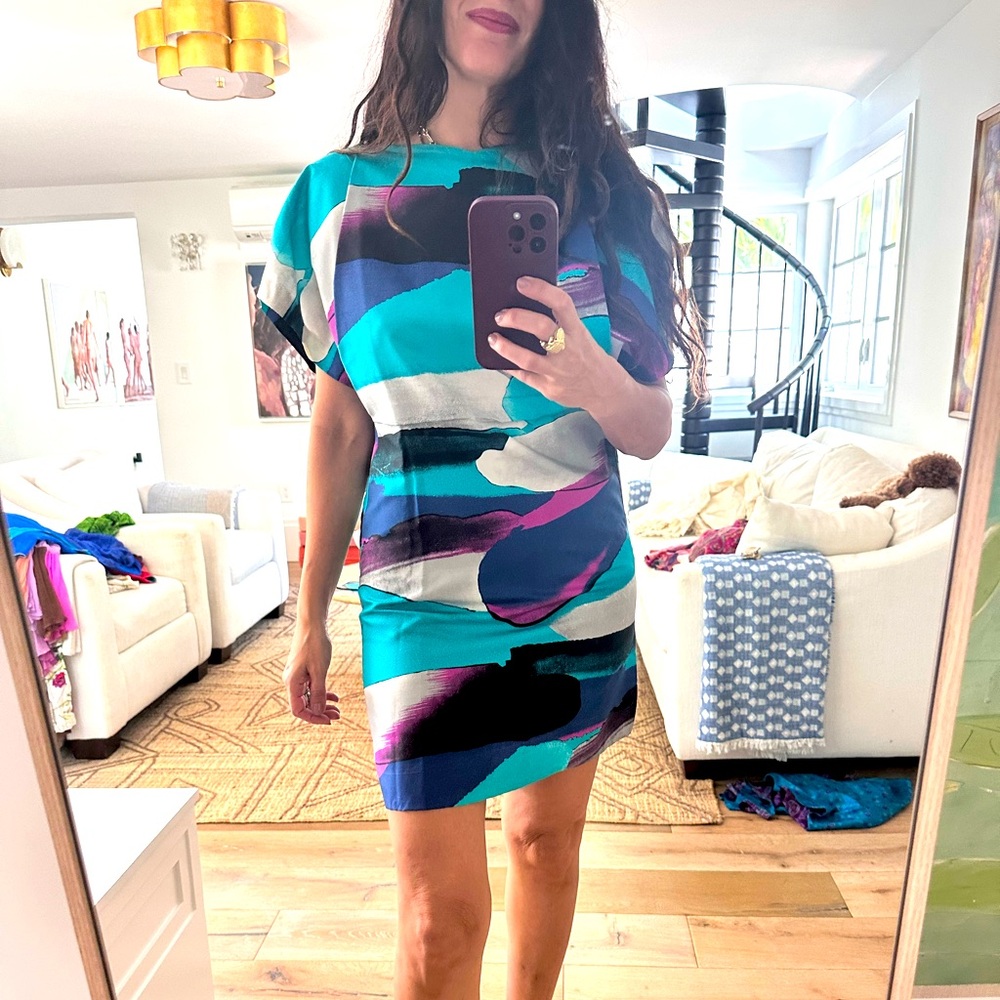 Vintage Tracy Feith Collection Silk Mini Dress